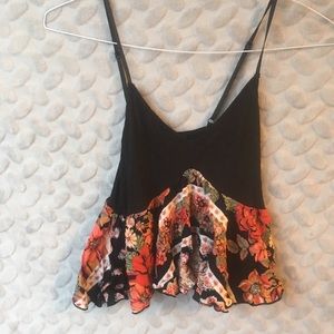 Wet Seal babydoll crop top